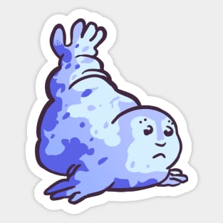 Blue Spotted Seal Sticker